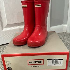Bright Pink Girls’ Hunter Rain Boots